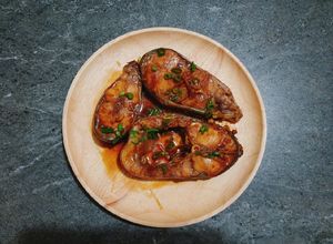 Hình của món Cá basa kho gừng.