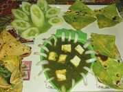 A picture of paneer roti roti