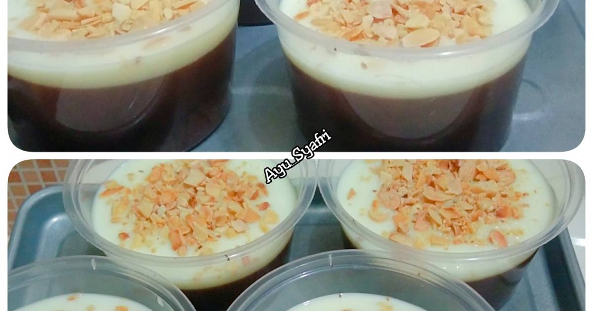 Resep Almond pudding brownies 'Dessert Box' oleh Ayu_Syafri Cookpad