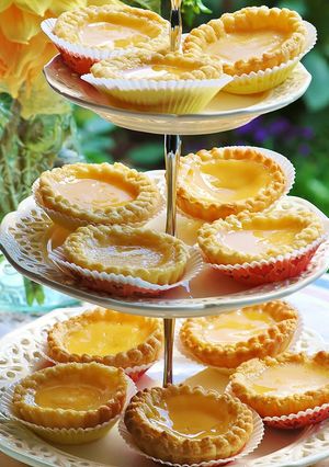 酥皮蛋撻 Puff Pastry Egg Tarts 的食譜成品照片