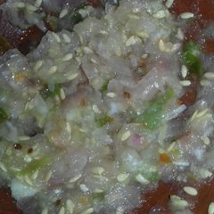 A picture of Spicy Chibud chutney.
