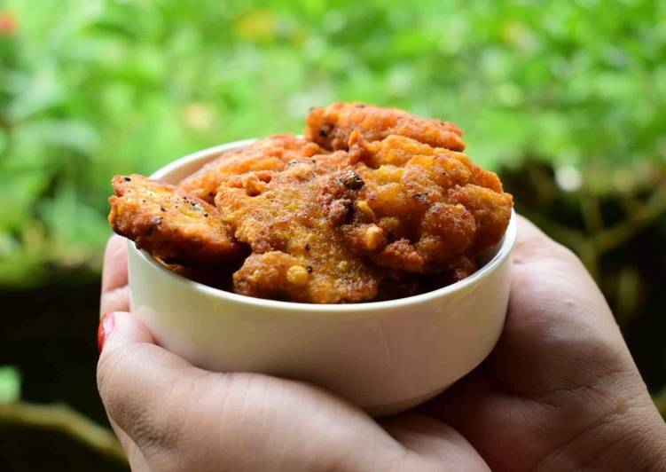 Steps to Prepare Favorite Matar Daler Bora/Lentil Fritters