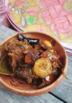 চিংড়ি মাছ দিয়ে বাঁধাকপি ঘন্ট(chingri maach diye badhakopi ghonto recipe in Bengali) রেসিপির প্রধান ছবি