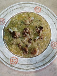 Φωτογραφία της συνταγής Risotto με κολοκύθα, σοταρισμένους ανθούς κουνουπιδιού και gorgonzola