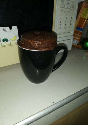 Una foto de Tortita de chocolate en Microonda