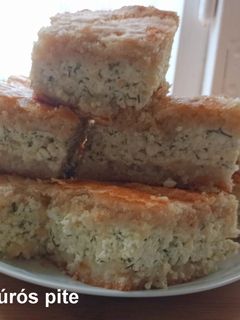 Kapros túrós pite recept fotója