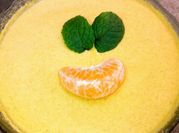 Una foto de gelatina de mandarinas