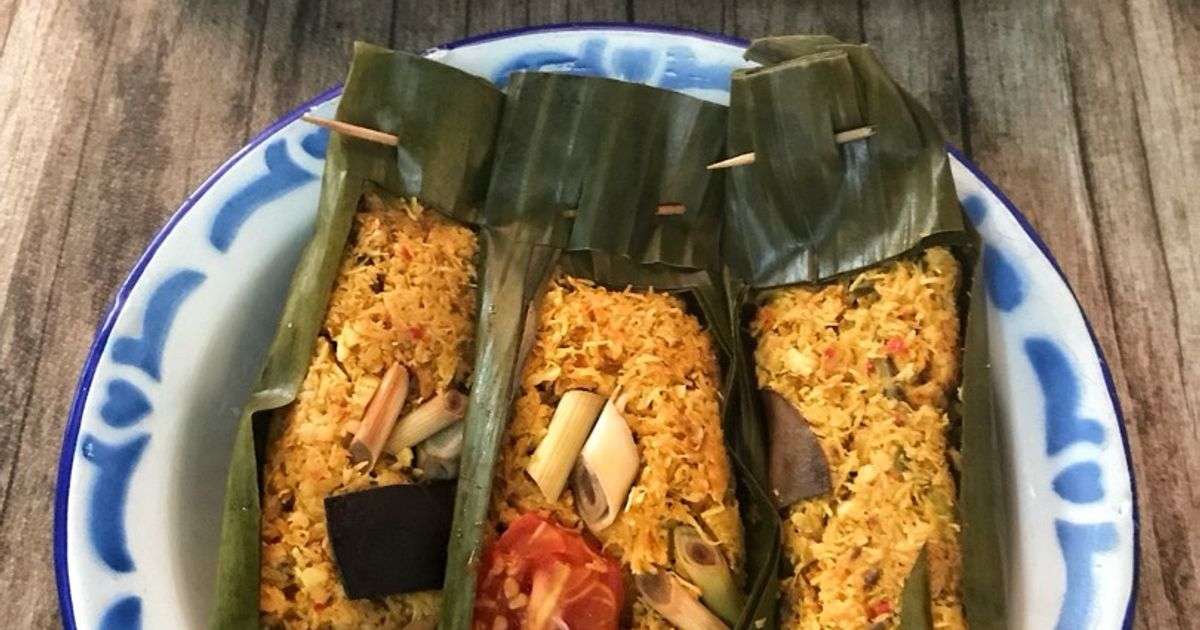 Pepes Kelapa Ikan Peda
