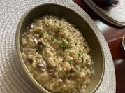 Una foto de risotto de ceps