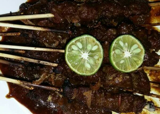 Resep Sate barokah saus kacang yang Enak Banget