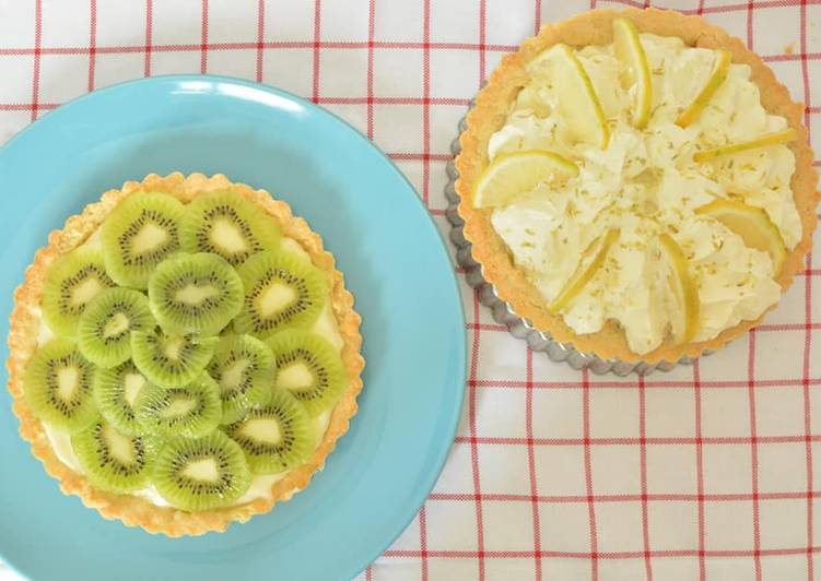Pie de Frutas - Kiwi, Fresa, Arándanos