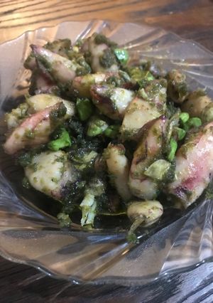Foto resep Tumis cumi asin pete cabe ijo