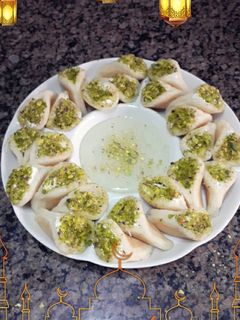 صورة لوصفة قطايف بالقشطة