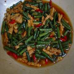 รูปของ Tumis kacang panjang