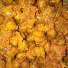 A picture of Chana bhaji without oil.