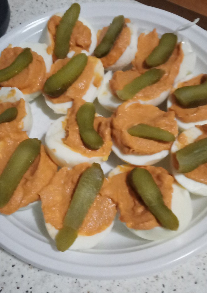 Una foto de Huevos rellenos de caballa
