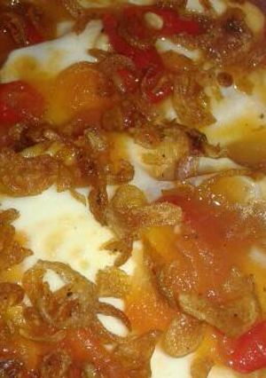 Foto resep Telur merah pedas
