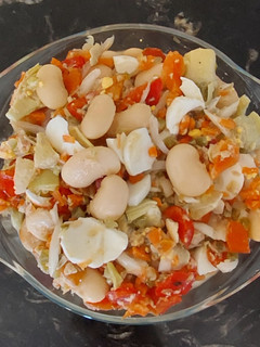 Una foto de Ensalada de legumbres ácida