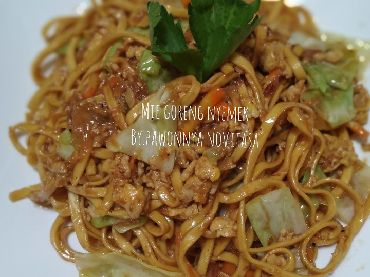 Standar Resep bikin Mie goreng nyemek / mie goreng basah yang istimewa