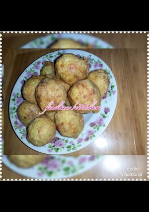 A picture of Sweet potatoes balls.