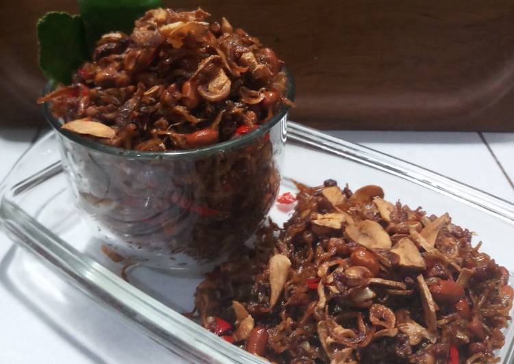 Macam macam Membuat Sambal goreng teri tempe Anti Gagal