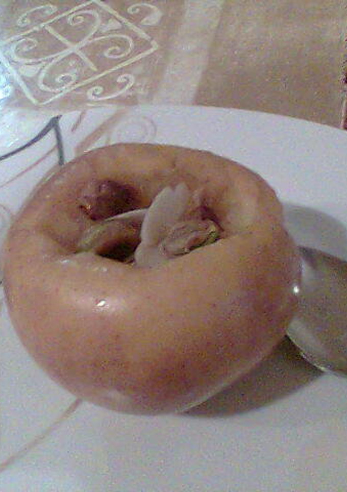 Una foto de Manzana asada