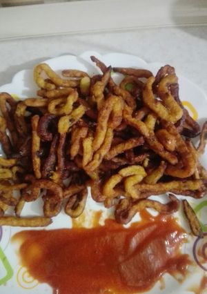 عکسی از دستور کرانچی خونگی ترد😍😍😋