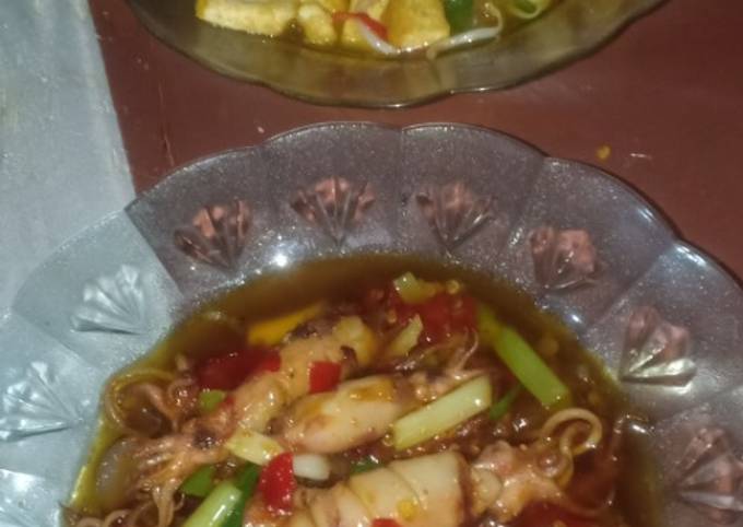 Masak cumi pedas manis