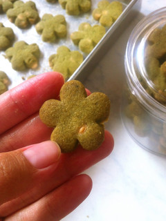 Foto resep Green tea white chocolate cookies