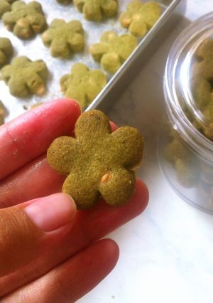 Foto resep Green tea white chocolate cookies