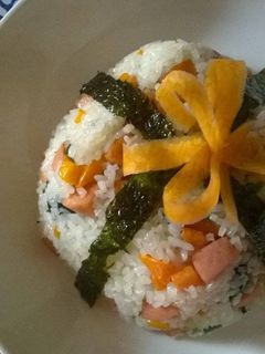 Hình của món Tạo hình cơm cho bé lười ăn (nhiều hình).