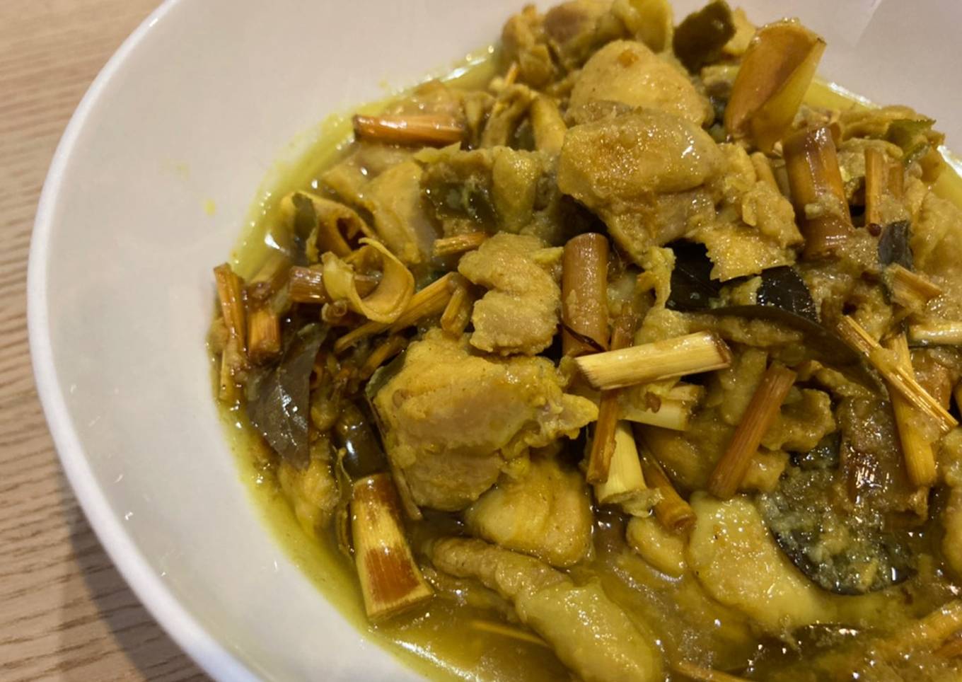 Ayam kunyit ala Malay (remake street food di Bristol)