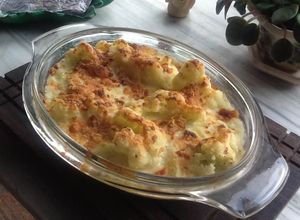 Una foto de Coliflor gratinada
