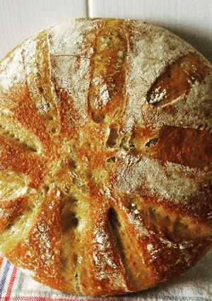 Una foto de Pan a larga fermentación