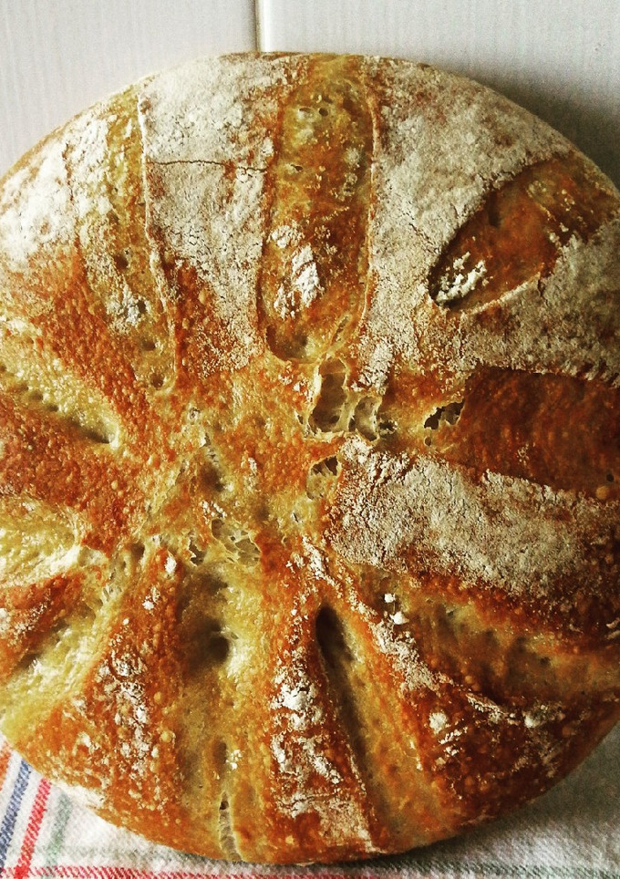 Una foto de Pan a larga fermentación