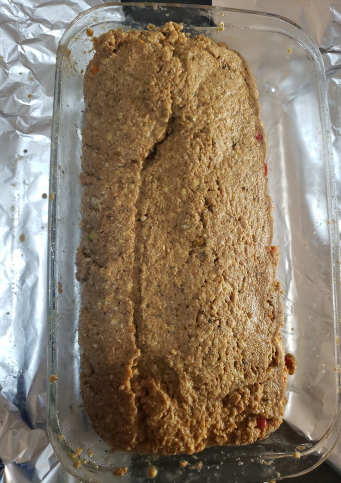 Una foto de Asado alemán con carne de soya Miryan