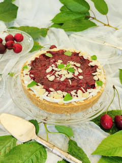 Foto di Cheesecake alle ciliegie