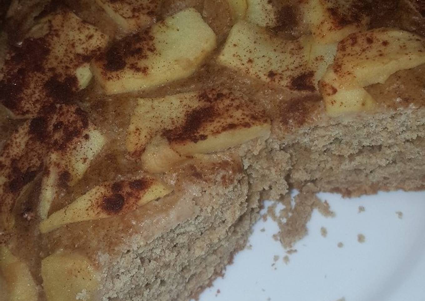 Bizcocho de manzana saludable
