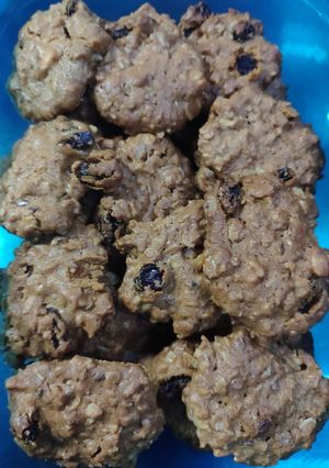 Foto resep Muesli Chewy Cookies #Recook #ResepJoanne Sebastian