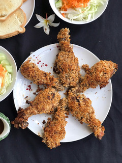 Foto resep Oven Fried Chicken (Ayam Panggang Oven tampil mirip Ayam Goreng)