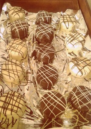 Una foto de Alfajores