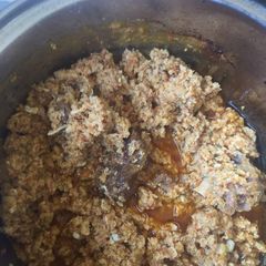A picture of Left Over Stew Egg Sauce.