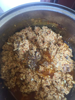 A picture of Left Over Stew Egg Sauce.