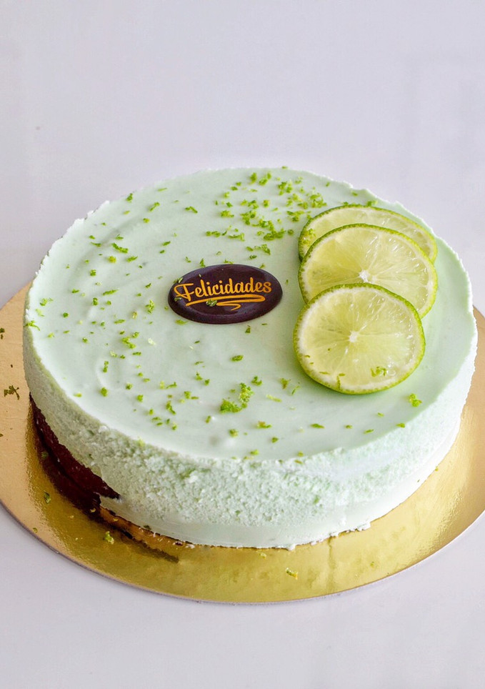 Una foto de CheeseCake de Lima y Brownie (Sin Horno)