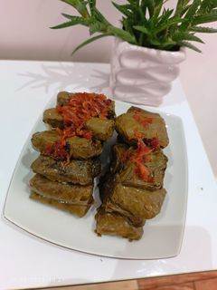 عکسی از دستور دلمه برگ مو