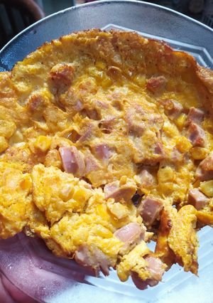 Foto resep Telur Dadar Sosis Jagung