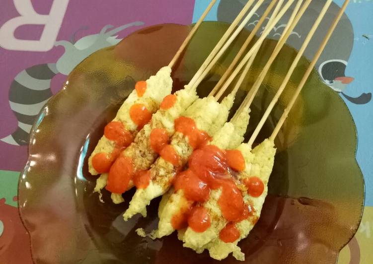 Resep Sate Telur gulung Jadul Anti Gagal