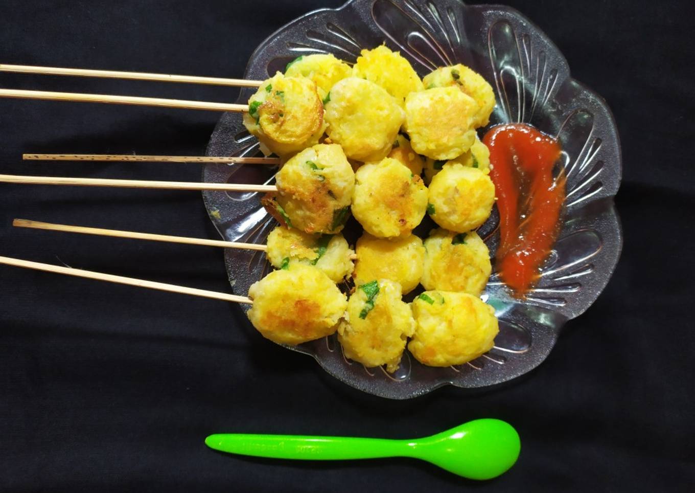 Sate Kentang Telur