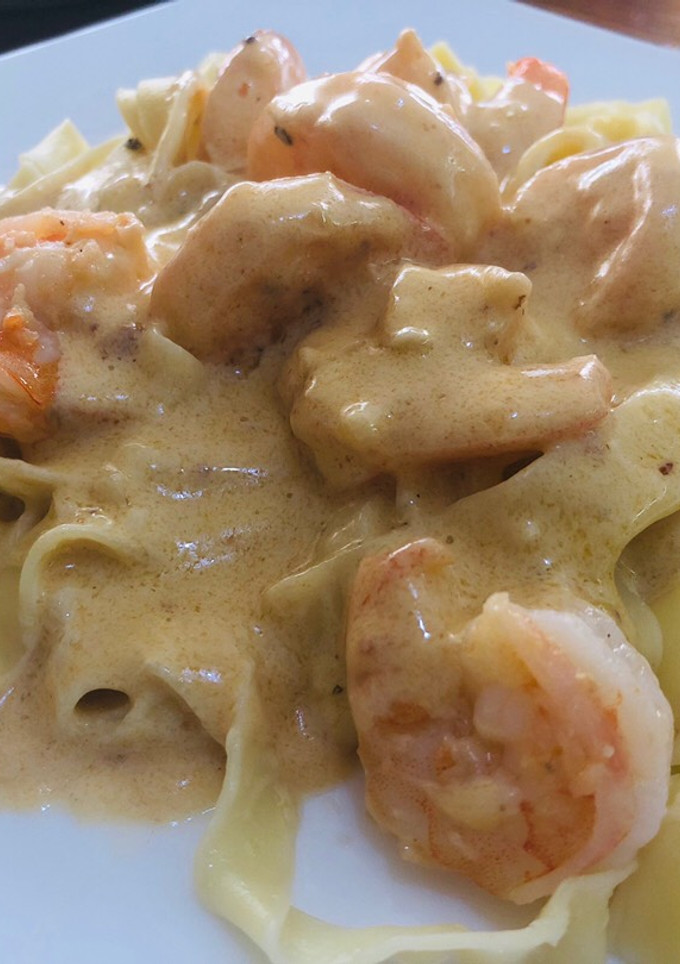 Una foto de Pasta Fettuccine Alfredo a la Sonorense