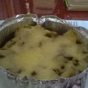Pastel de berenjenas con arroz y espinacas (Olla de cocción lenta-SlowCooker-CrockPot).